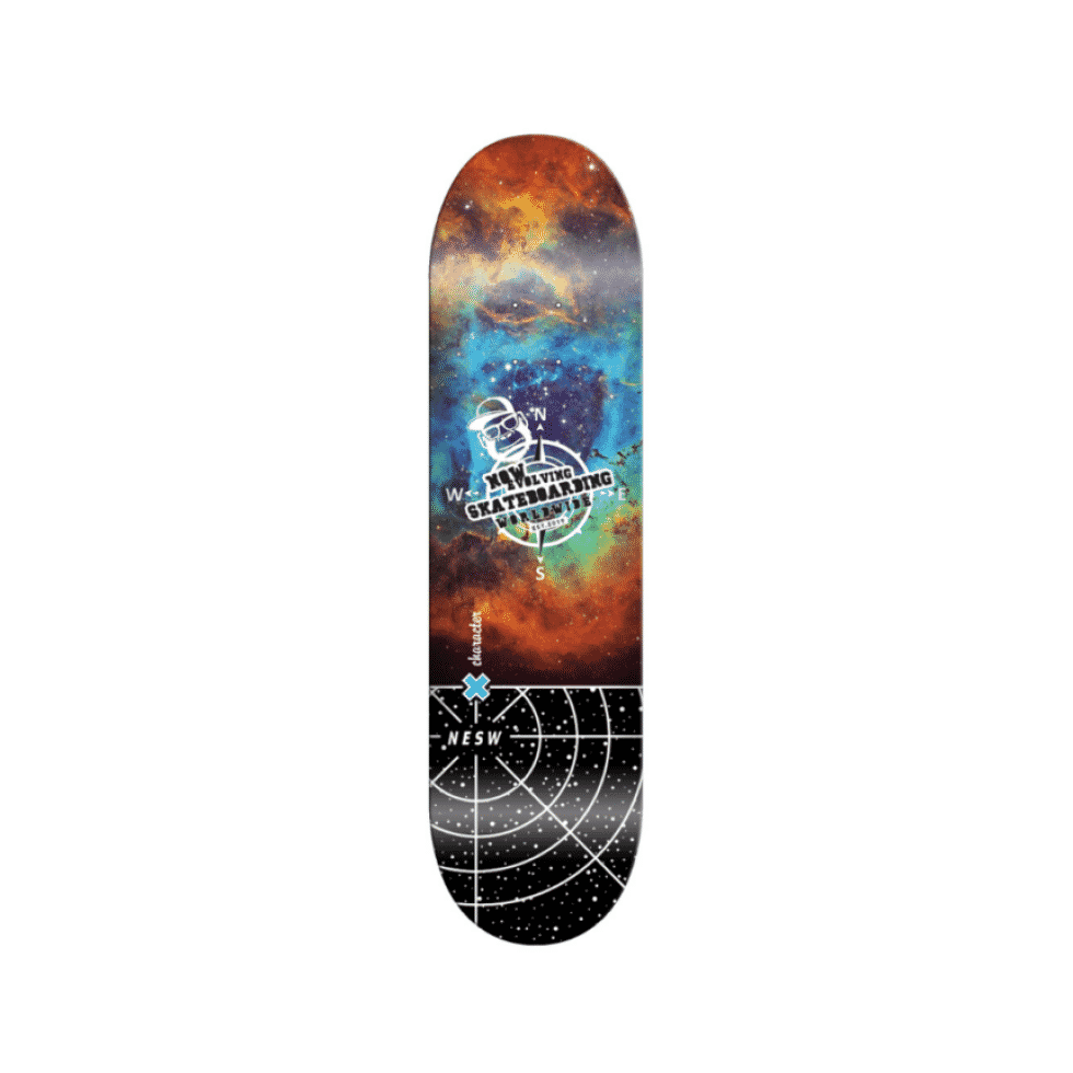 NESW Custom Galaxy Skateboard Deck