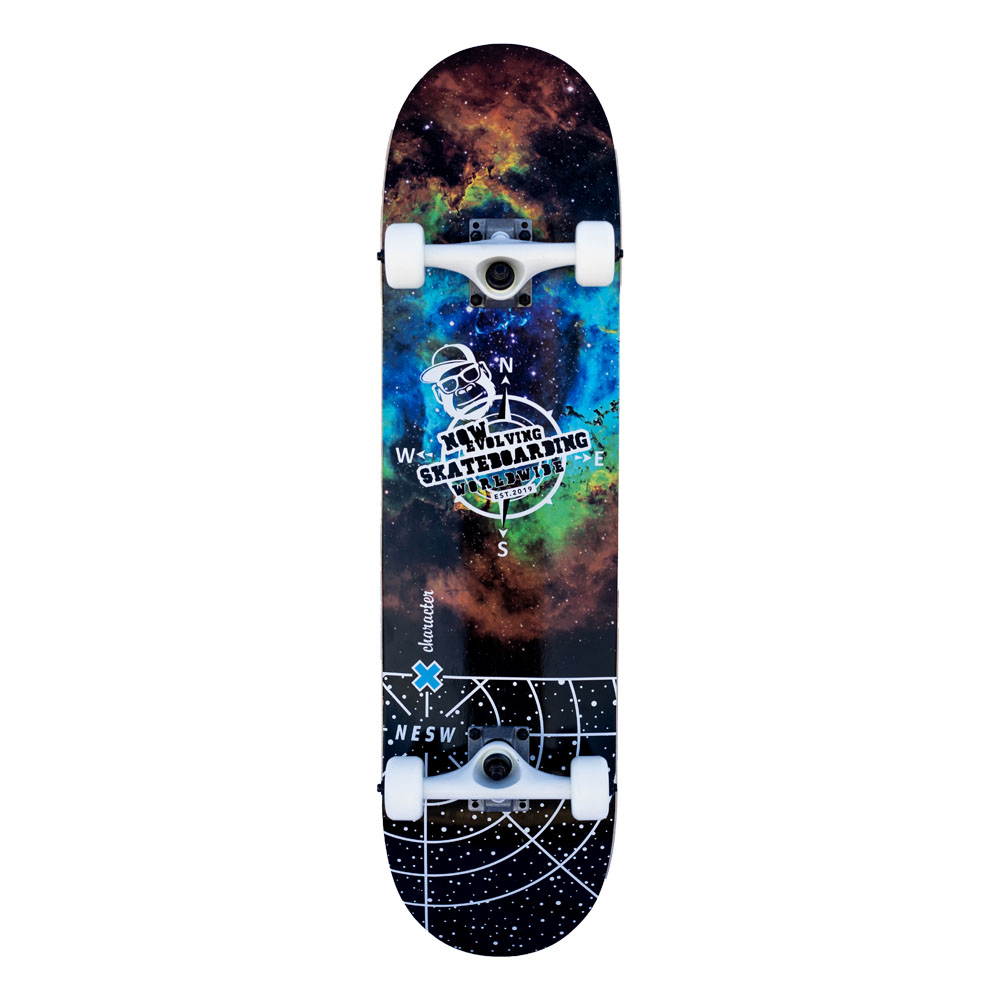 NESW Custom Galaxy Skateboard Complete
